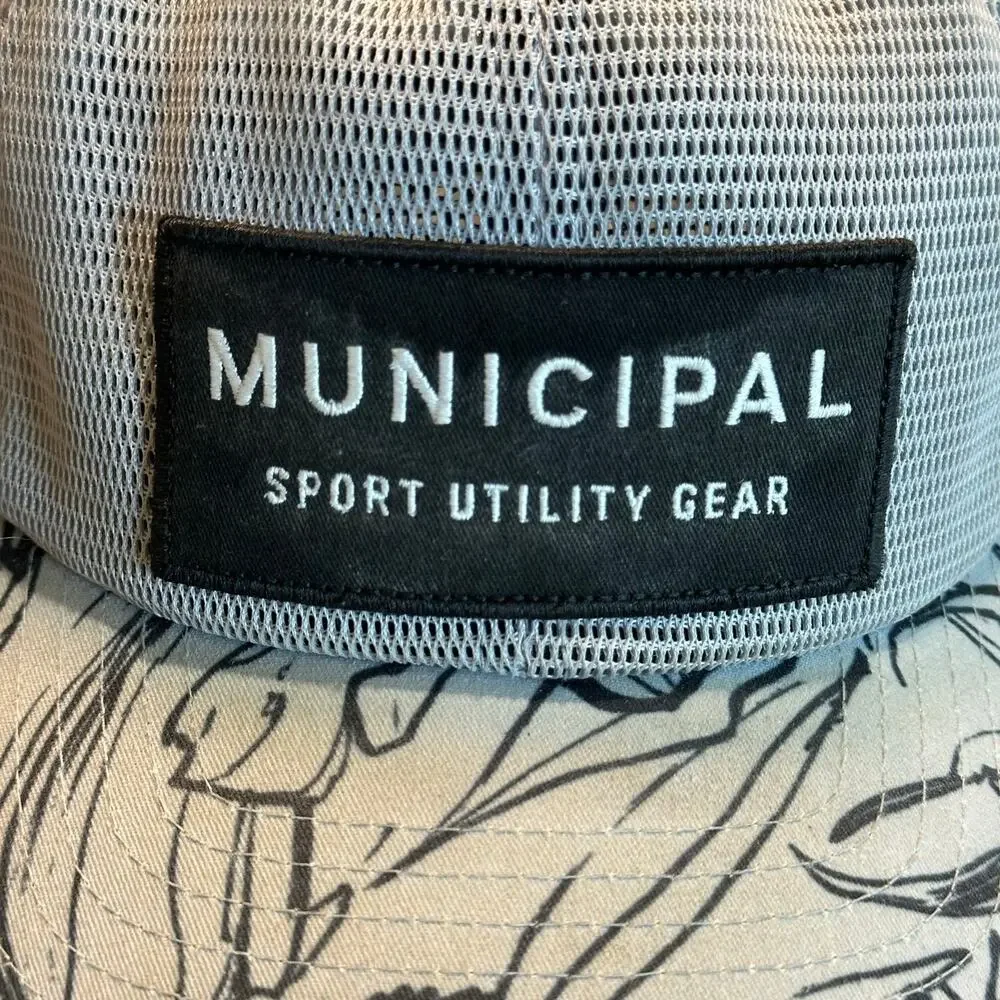 Municipal Sport Utility Gear Mesh Performance Trucker Hat Adjustable SnapBack